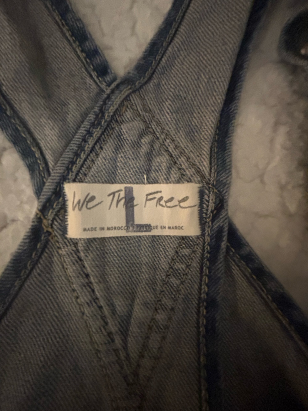 We The Free/Free People Light Blue Denim Shortalls - Picture 7 of 7